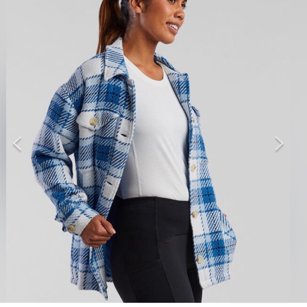 *NEW* OUTERKNOWN WOMENS CLOUD WEAVE SHIRT JACKET LARGE - Picture 2 of 9
